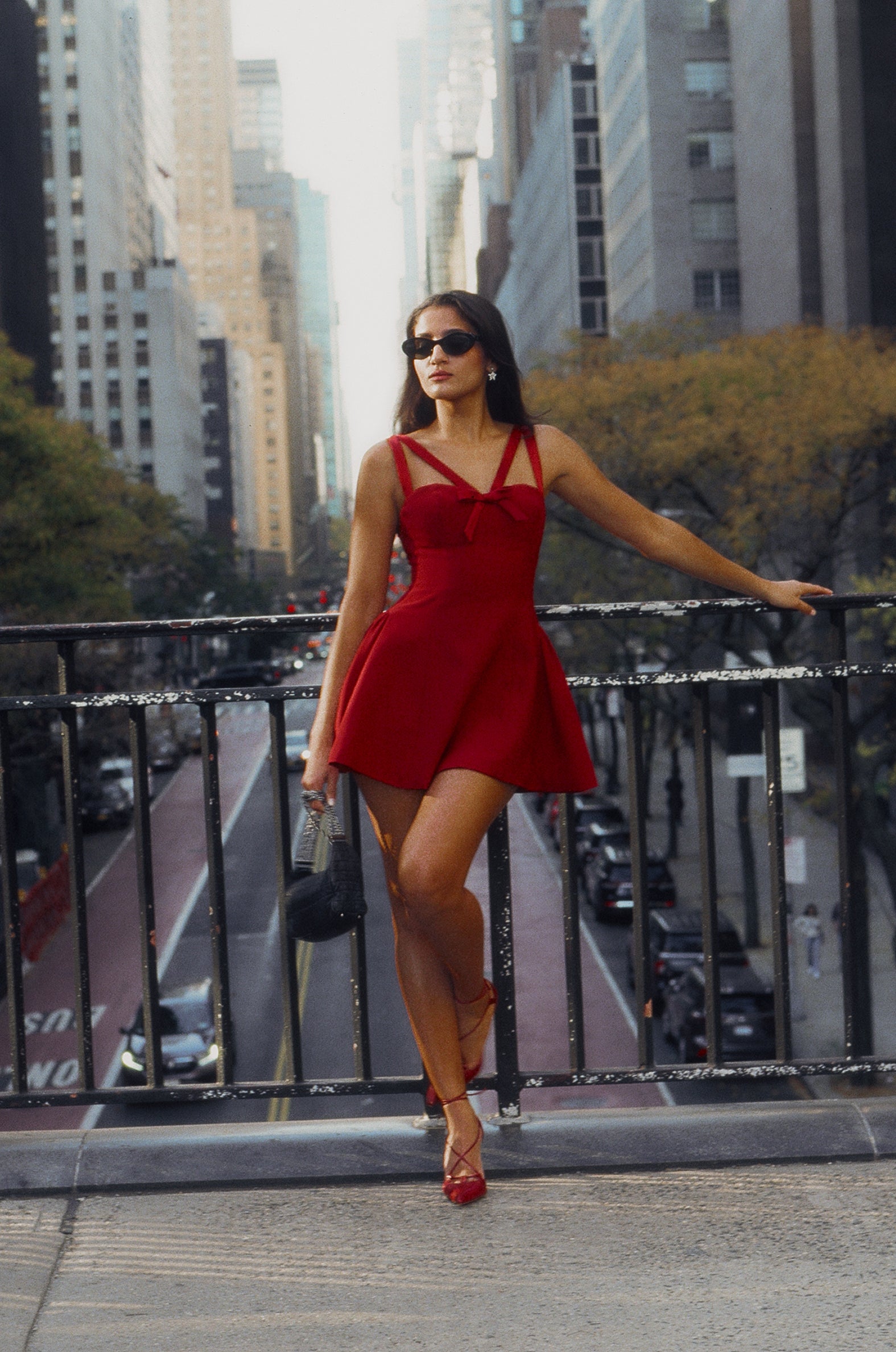 Petite Duchess Mini Dress Scarlet (Pre-Order)