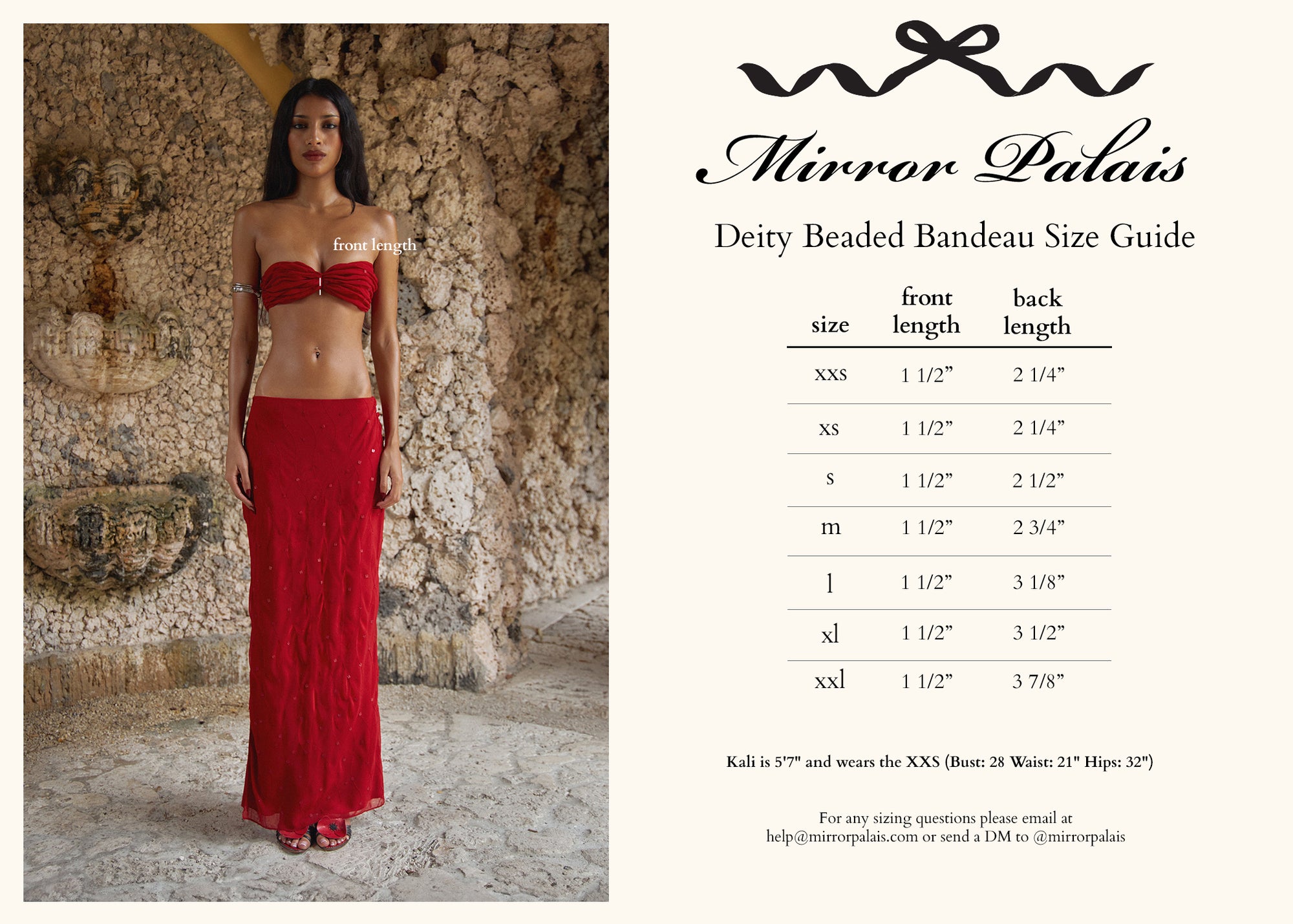 Deity Bandeau Scarlet