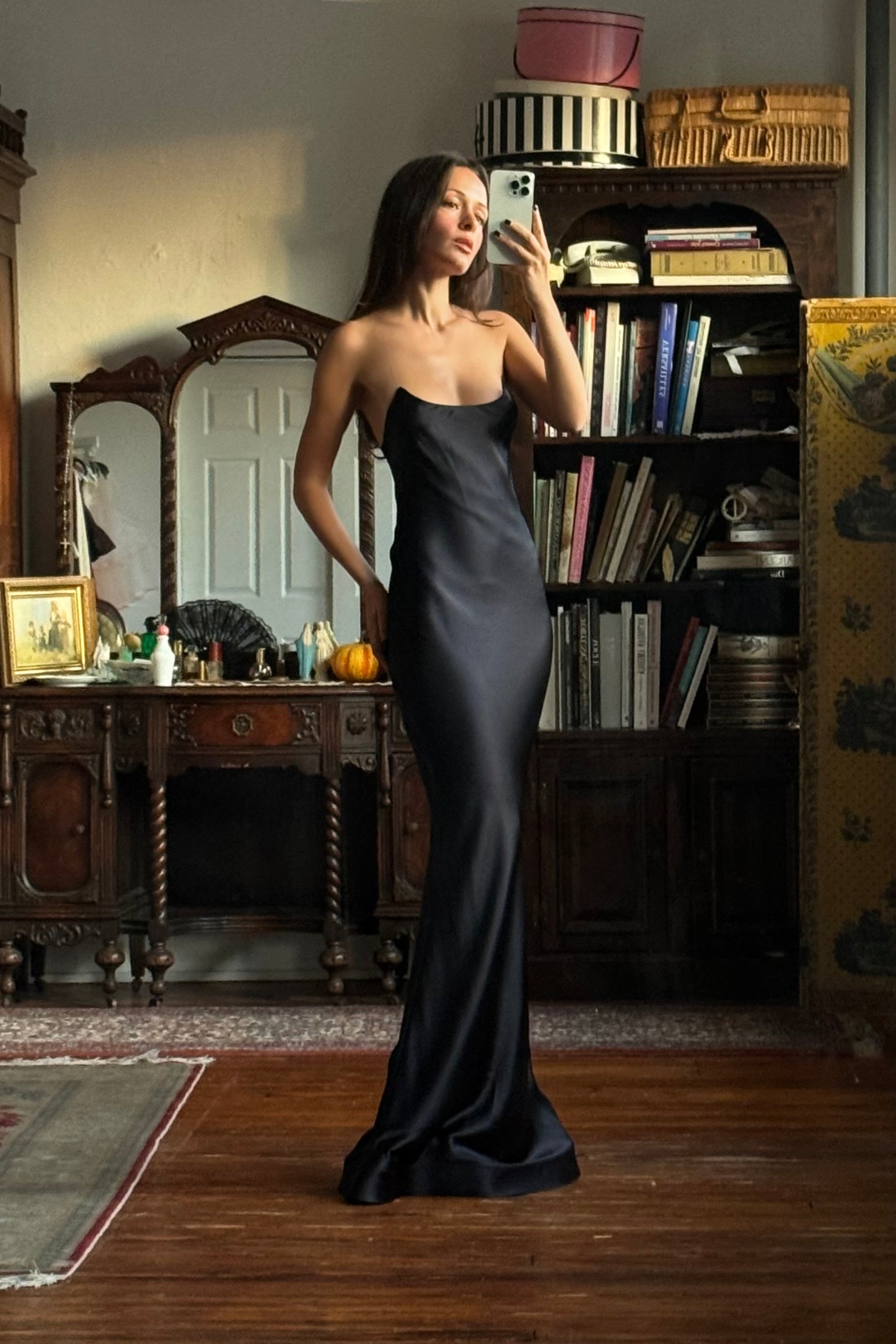 Sample Illusion Gown Noir