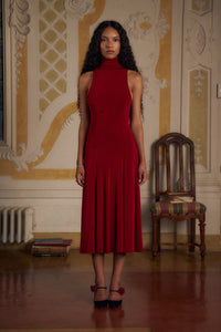 Mirror Palais Christy Supermodel Dress Cherry Side 2