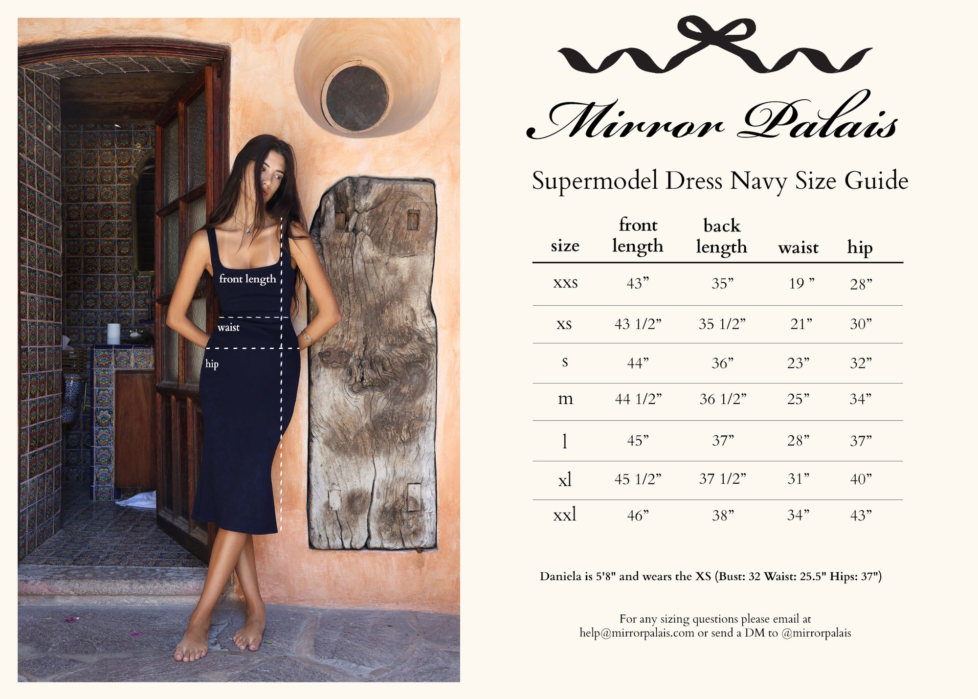 Supermodel Dress Navy