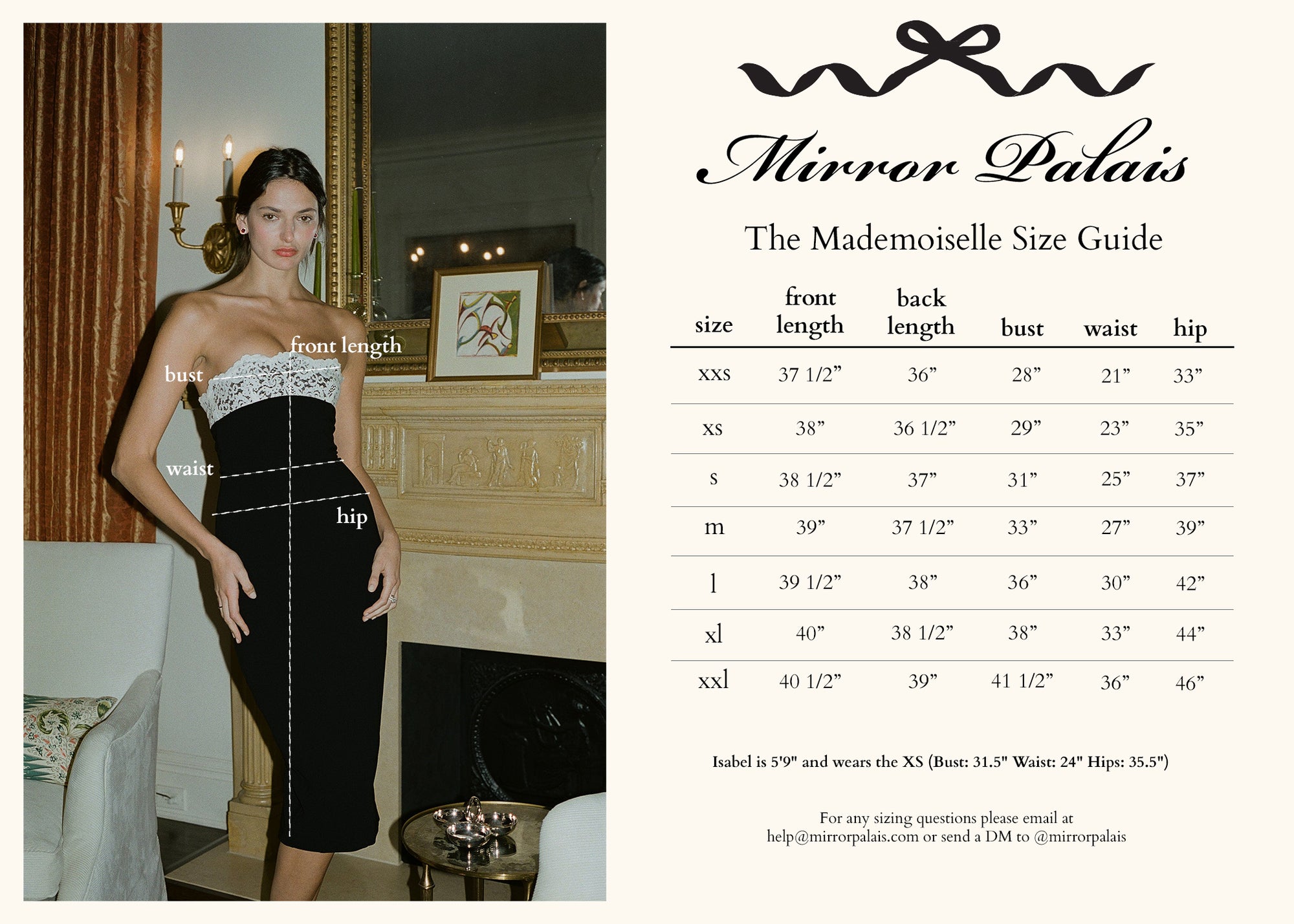 The Mademoiselle Dress Noir (Pre-Order)