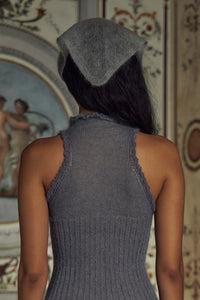 Mirror Palais Knit Bandana Grey 2