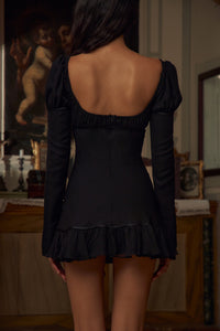 Mirror Palais Fair Verona Mini Dress Noir Back 1