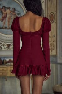 Mirror Palais Fair Verona Mini Dress Sangre Back 1