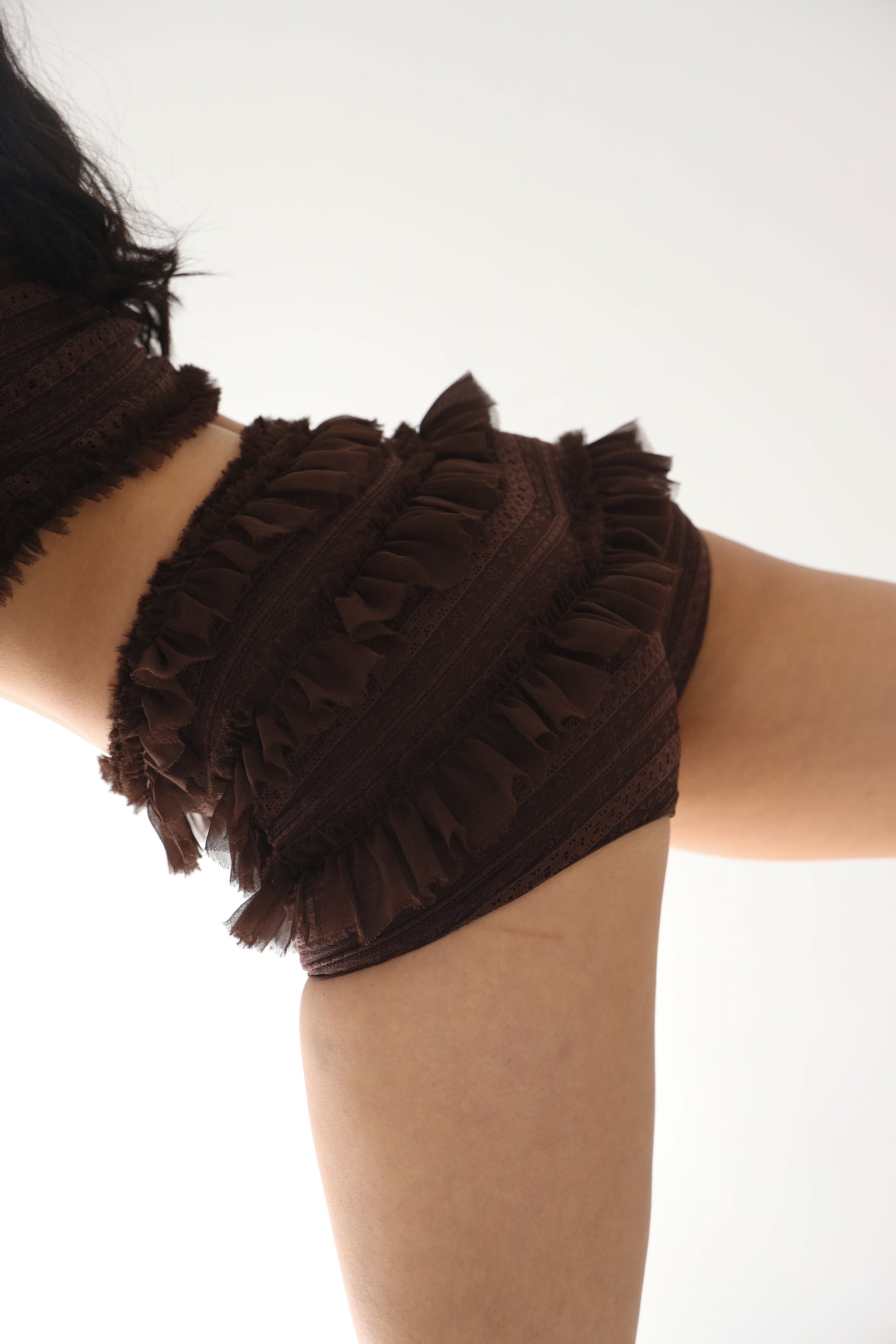 Ruffle Bloomer Cocoa